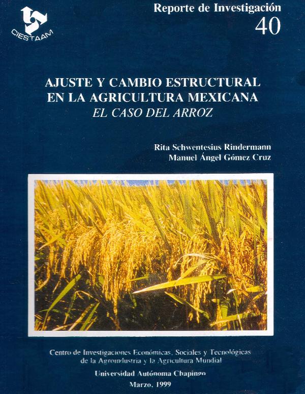 Ajuste y cambio estructural en la agricultura mexicana. El caso